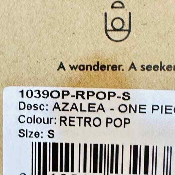 NWT Stone Fox Women's Swim Azalea‎ One Piece Selma Set Retro Pop S - Picture 7 of 7